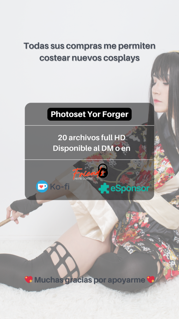 Yor forger photoset