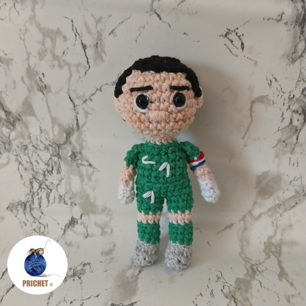 Amigurumi futbolista - Imagen 3