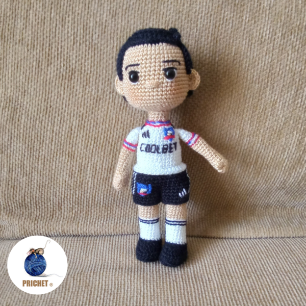 Amigurumi futbolista