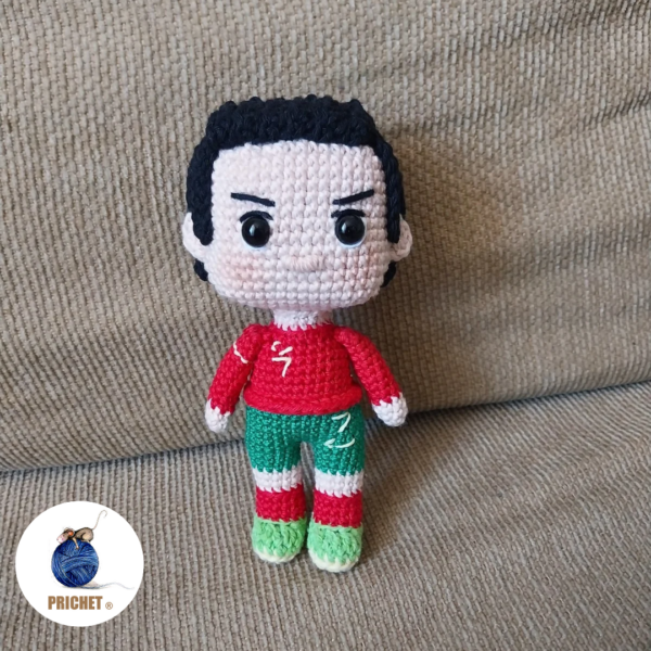 Amigurumi futbolista - Imagen 2