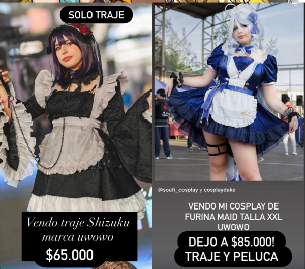 Venta Cosplay
